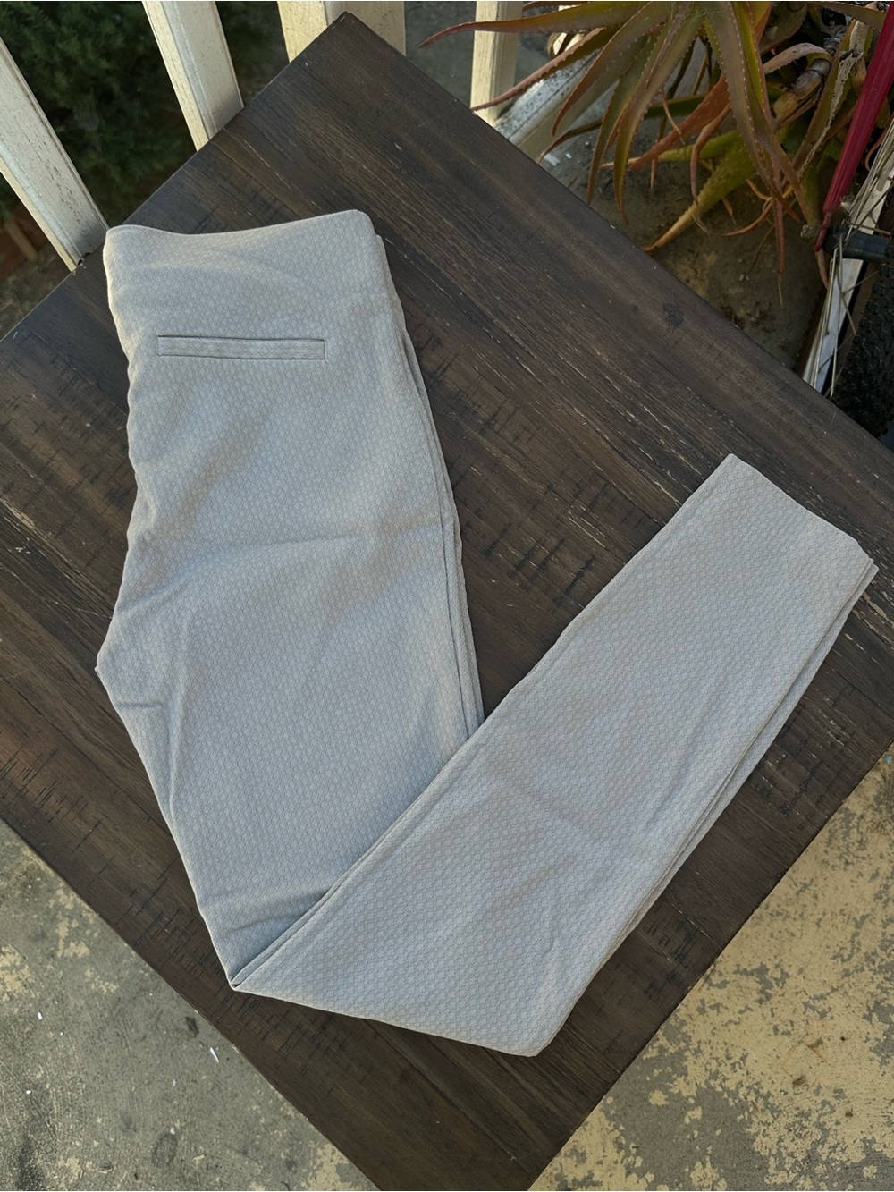 Dalia Skinny Honeycomb Knit Trousers